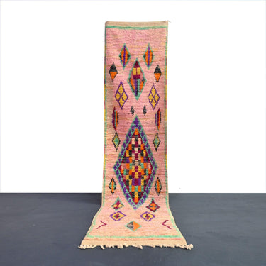 Vintage Runner Moroccan Rug 2.3 x 9.9 feet / 70 x 304 cm - Ettilux Home